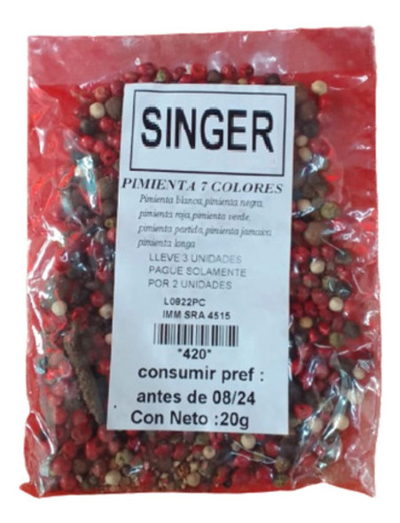 Pimienta 7 Colores 20gr. 0