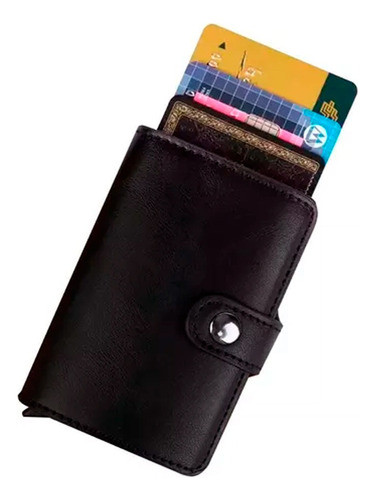 Billetera Con Tarjetero Automático Cuero Anti-robo Mnl 0