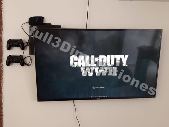 Combo Soporte Pared Ps4 + 2 Soportes Joysticks Y/o Auricular 0