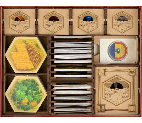Organizador Fichas Tarjetas Kit Almacenamiento Para Catan 0