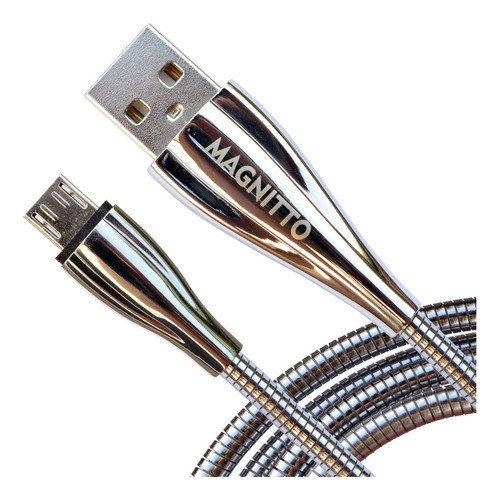 Cable Micro Usb Android, Magnitto Aleacin De Zinc Trenza 0