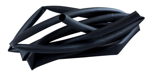 Termocontraible 6mm Color Negro De 6mm A 3mm X Mt 1