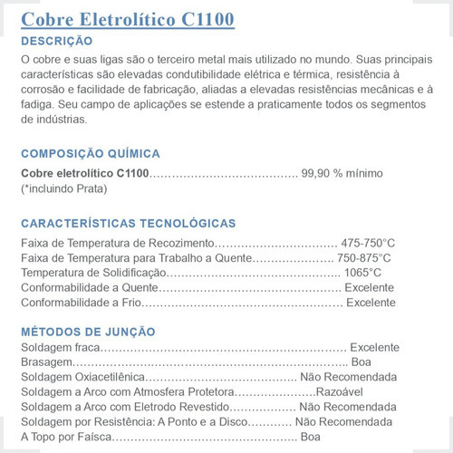 Barra De Cobre Eletrolitico 3/8 Pol (9,5 Mm) X 30cm 2pcs 1