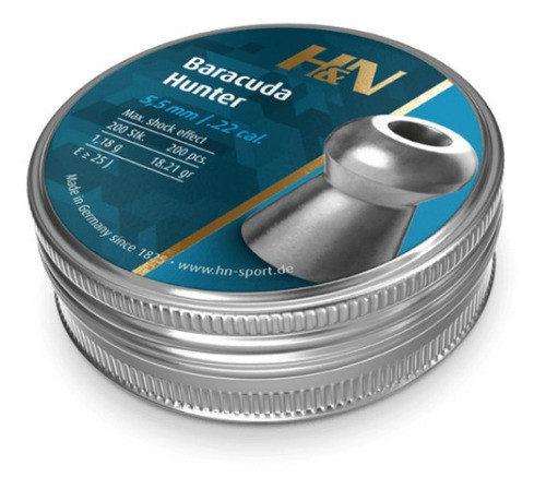 Combo Balines H&n Barracuda Hunter 5,5 X 2 Latas Pcp Nitro 1