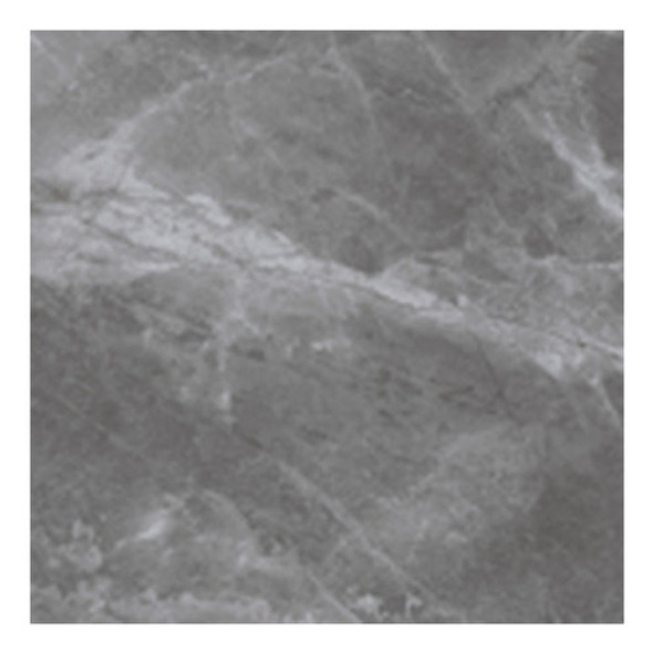 Porcelanato Fuji Grafite 73x73 Polido Marmorizado Cinza 1
