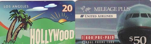 Lote De 3 Tarjeta Hollywood, United 0