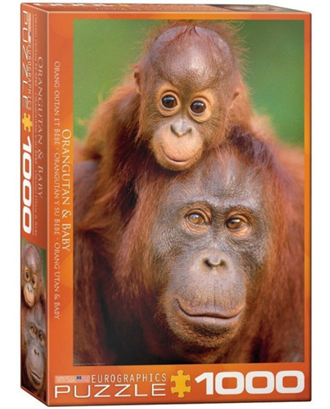 Puzzle 1000 Piezas Orangutan And Baby - Eurographics 0