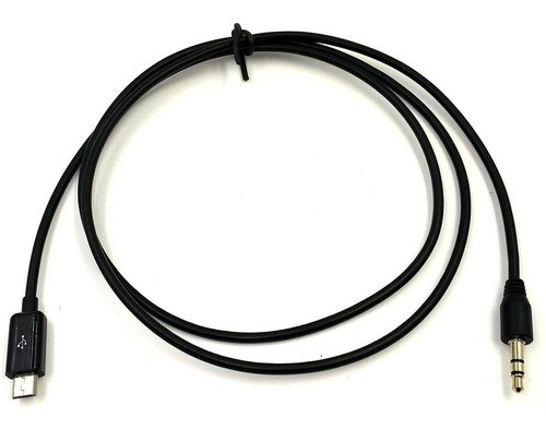 Cable De Convertidor De Audio Micro Usb Macho A 3,5 Mm Ma... 0