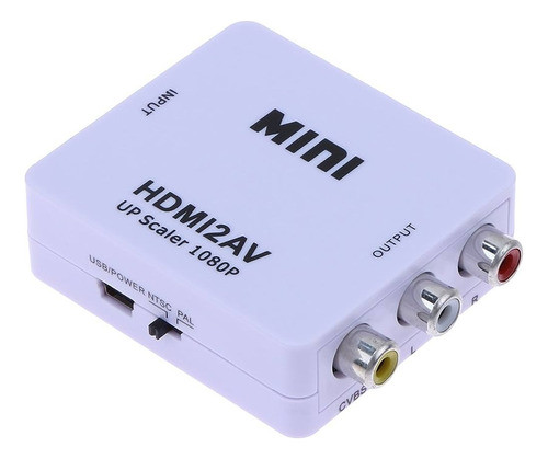 Adaptador Conversor Convertidor Hdmi A Rca / Av - Escar 0