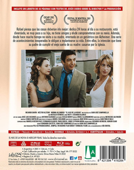 Blu-ray El Hijo De La Novia 1