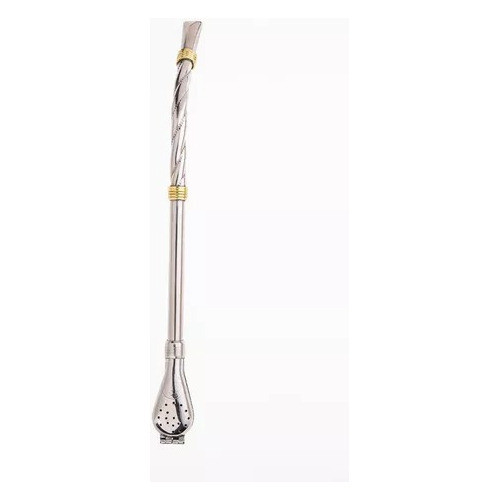 Bombilla Larga Curva Acero 18/8 Romanesi Pettish Online Cg 0