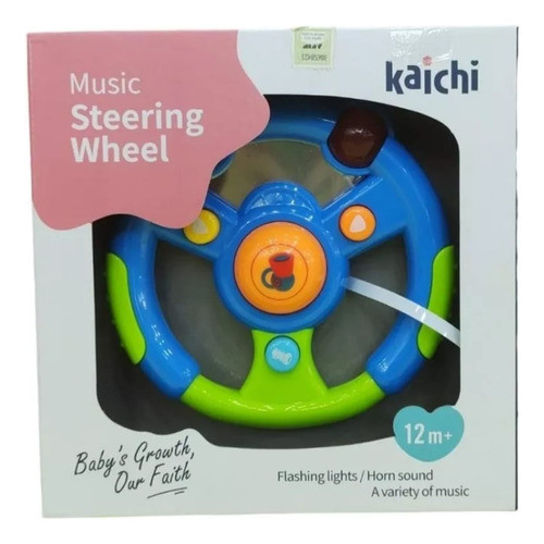Volante Juguete Didactico Carrera Auto Sonido Musical Niño 0