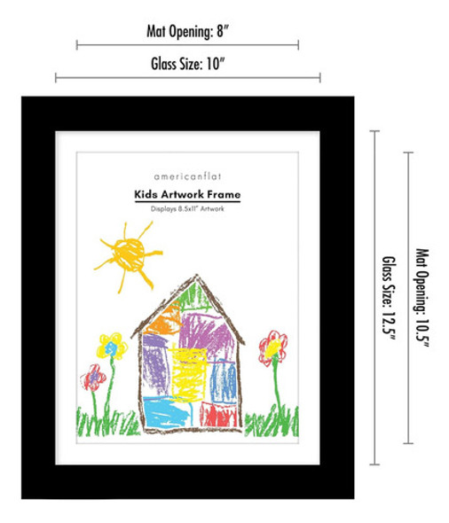 Marco De Arte Para Niños, 54x28 Cm Con Mata Y 64x80 Cm 1