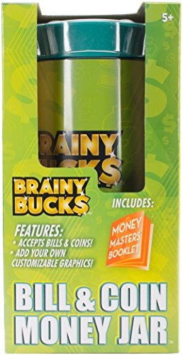 Brainy Bucks Bill Y Moneda Money Jar 0