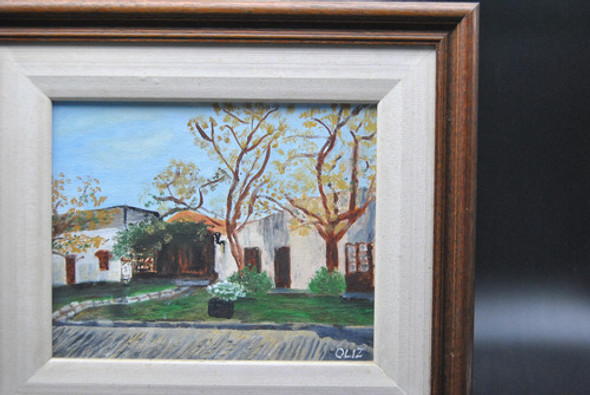 Pintura Oleo Firma Oliz Arte Cuadro Dibujo 1