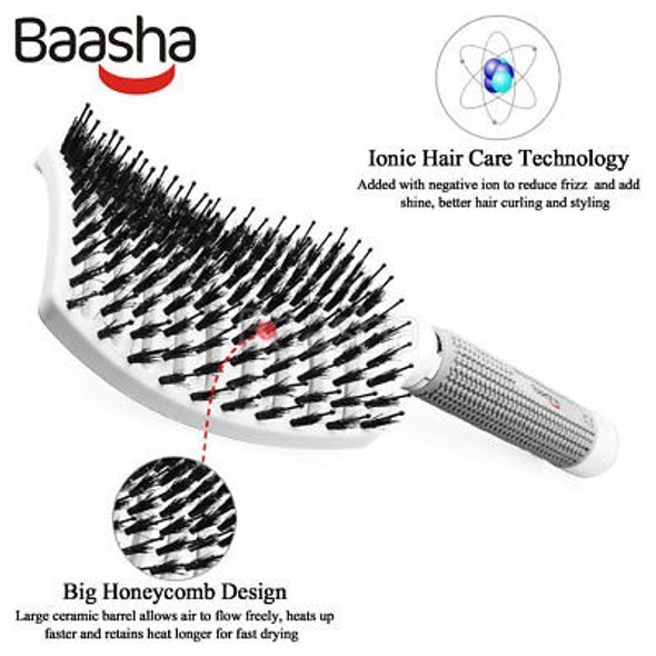 Cepillo De Pelo Húmedo Ventilado Baasha, Cepillo De Ventilac 1 Cepillo De Pelo Húmedo Ventilado Baasha, Cepillo De Ventilac 1