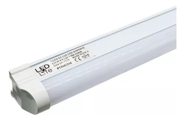 Tubo De Luz Led C/soport 18w 120cm Led Life - Tyt 0