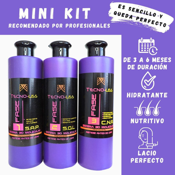 Alisado Tecno-liss Mini Kit 1 Alisado Tecno-liss Mini Kit 1
