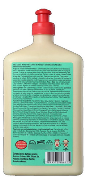 Crema De Peinar Meu Cacho Minha Vida 500g Lola Cosmetics 1