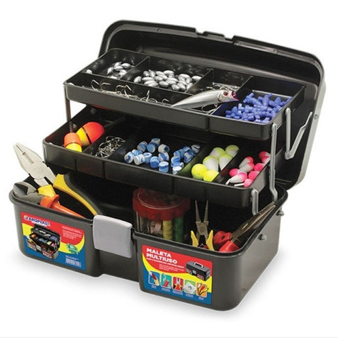 Maleta De Ferramentas Multiuso Com 2 Bandejas 1