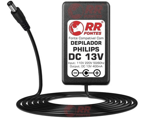Fonte Carregador P/ Depilador Philips Satinelle Hp6403 13v 1