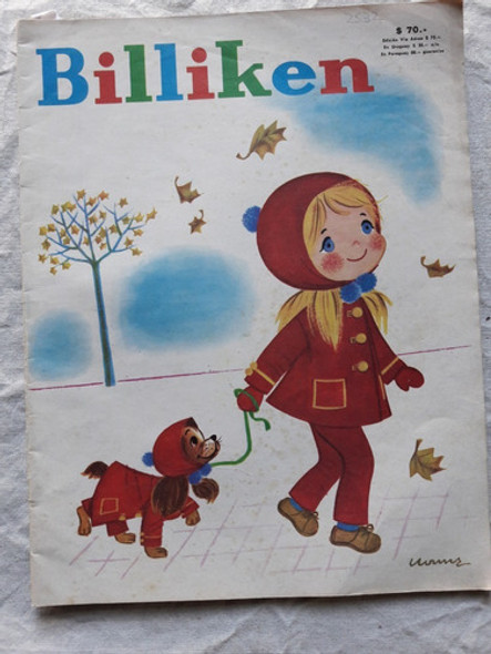 Revista Billiken N° 2532 Año 1968 Lamina Semaforo Para Armar 0