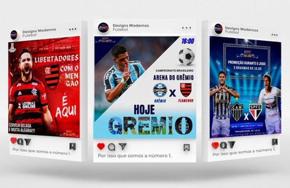 Pack De 200 Artes Editáveis Para Futebol +20 Brindes 1