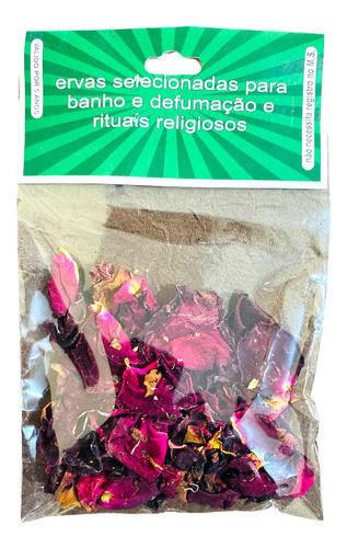 Rosa Vermelha Desidratada Em Ervas Para Banho E Defumação 1