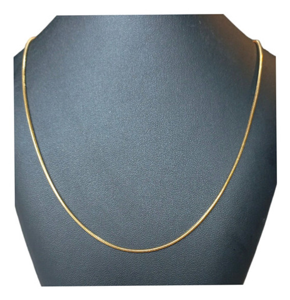 Cadena De Acero Quirúrgico.  Cola De Ratón- Dorada 0