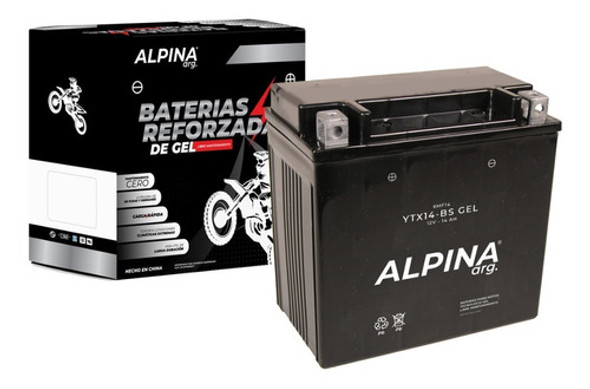 Bateria Alpina Ytx14-bs Gel Libre De Mantenimiento - Sti 0