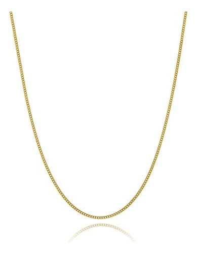 Ariana Lucci Collar De Cadena De Eslabones Italianos Finos 1 0