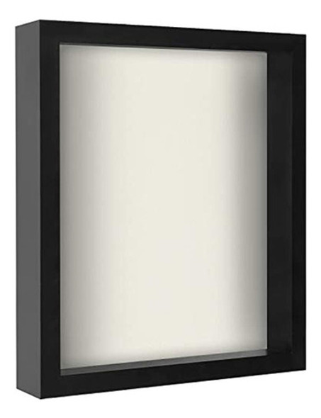 Americanflat 11x14 Pulgadas Shadow Box Frame Con Lino Suave 0