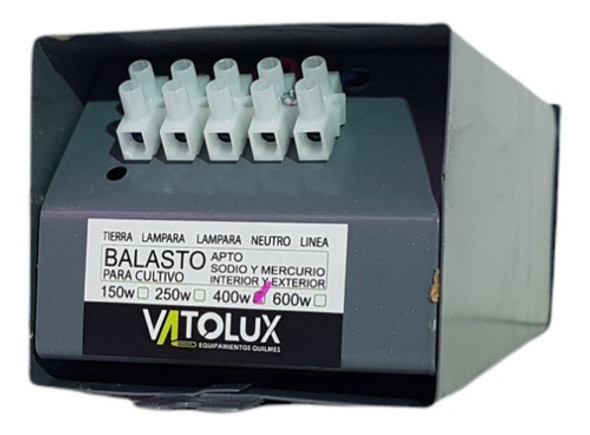 Balastro Sodio 400w Cultivo Cultivar Indoor Dual - Int - Ext 0