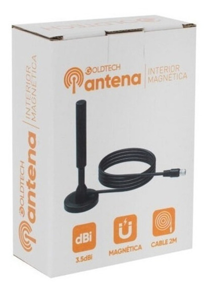 Antena Tv Digital  Interior Magnetica  Uhf 470  860mhz  Dh® 1