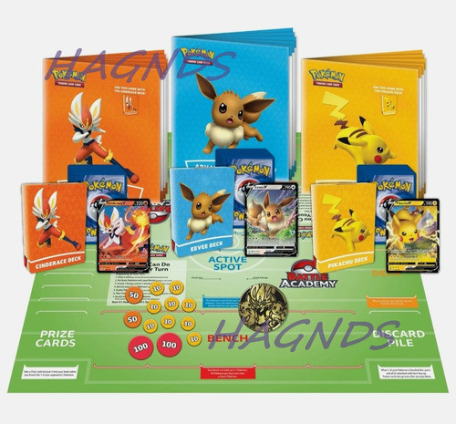 Juego Completo Pokemon Battle Academy Sword & Shield 2022 0