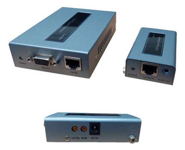 Extensor Vga Por Utp Activo Hasta 100m Fuentes Incluidas 1