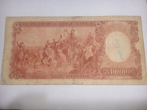 Billete Argentina 10000 Pesos (m/n) Col 550b 1