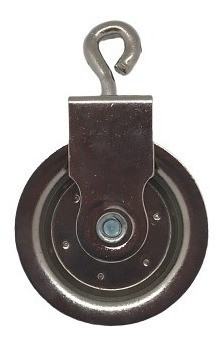 Roldanas De Metal Ø50mm Pulidas Y Niqueladas X 12 Unidades 1