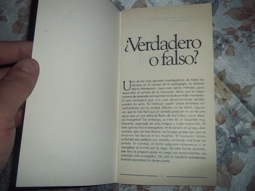 ¿ Verdadero O Falso ? - Minibooks - Conozca Mas 1