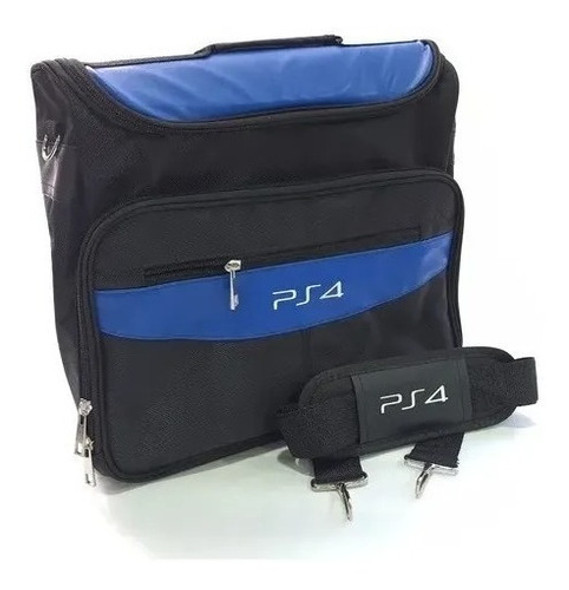 Bolso Maletin Consola Ps4 Joysticks Juegos Compartimientos 0