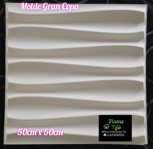 Molde Para Placas Antihumedad Gran Copa De 50cm X 50cm 1