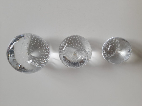 Pisapapeles Cristal Burbujas 3 Unidades 1