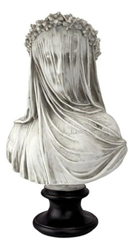 Diseño Toscano La Doncella Velada Busto Esculturales 0