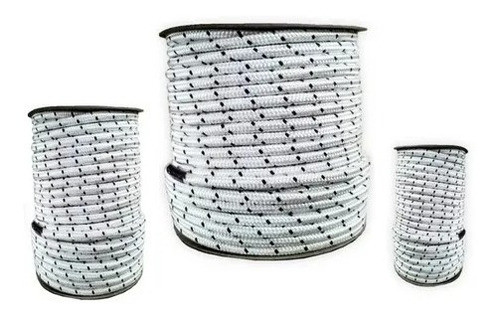 Soga Trenzada Polipropileno Blanca Y Negra 3 Mm X 200 Mts 1