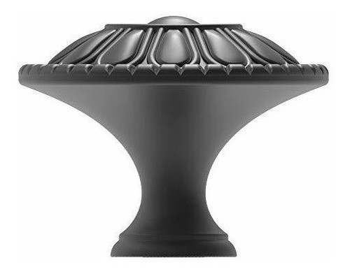 12 Tiradores Redondos Para Muebles- Negro Matte 1