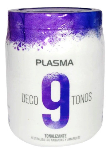 Decolorante Plasma  9 Tonos 500grs + Oxidantes Plasma 1