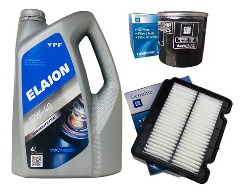 Combo Filtros Originales Gm + 10w40 Elaion Aveo 1.6 16v 0