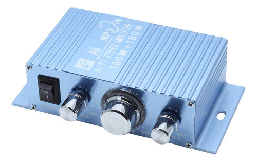Autut Mini Amplificador De Doble Canal, Receptor Estereo De 0