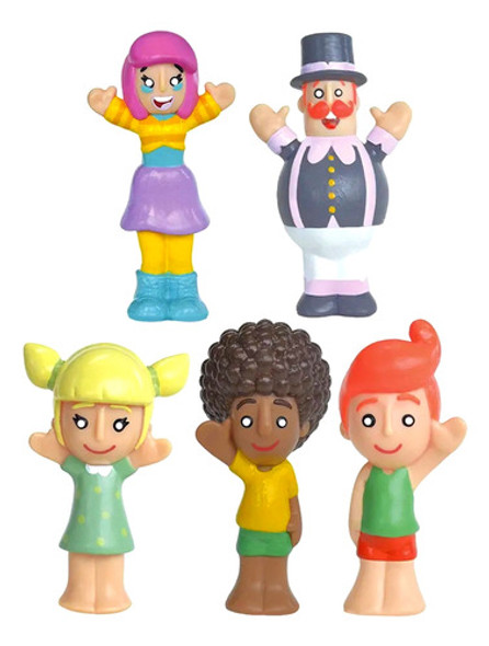 Bonecos Dedoche 5 Miniaturas Turma Do Bita Lider Brinquedos 1