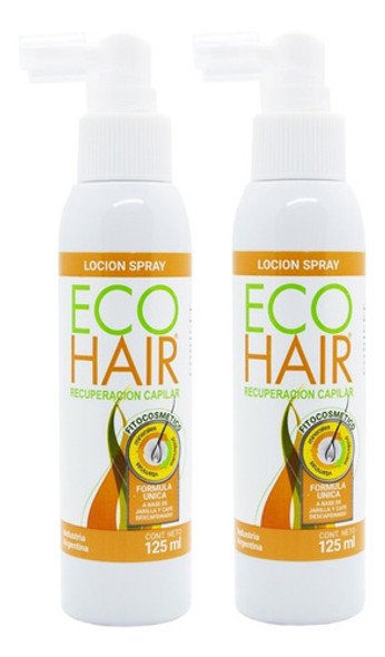 Eco Hair X2 Loción Spray Anticaída Crecimiento Capilar 125ml 0